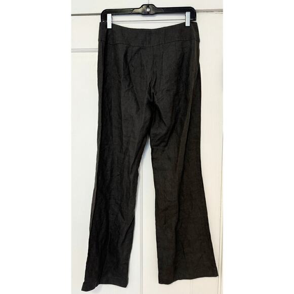Eileen Fisher Linen Wide Leg Pants Trousers Size 4 (sustainable relaxed fit) - Picture 2 of 5